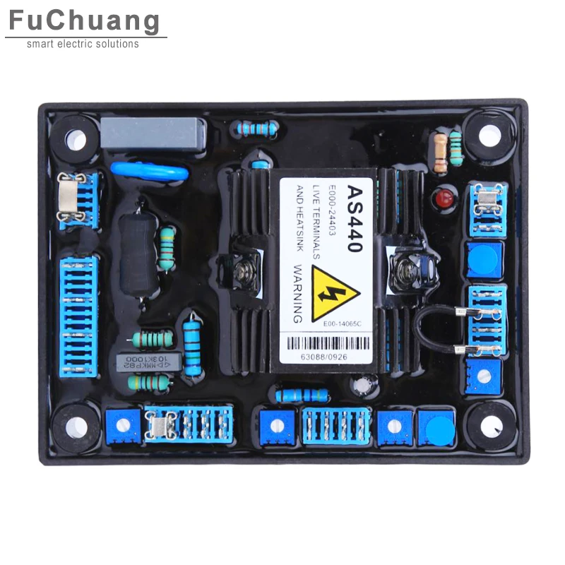 Автоматический регулятор напряжения AVR AS440, универсальный дизельный бесщеточный генератор, автоматическая схема avr, стабилизационная плата