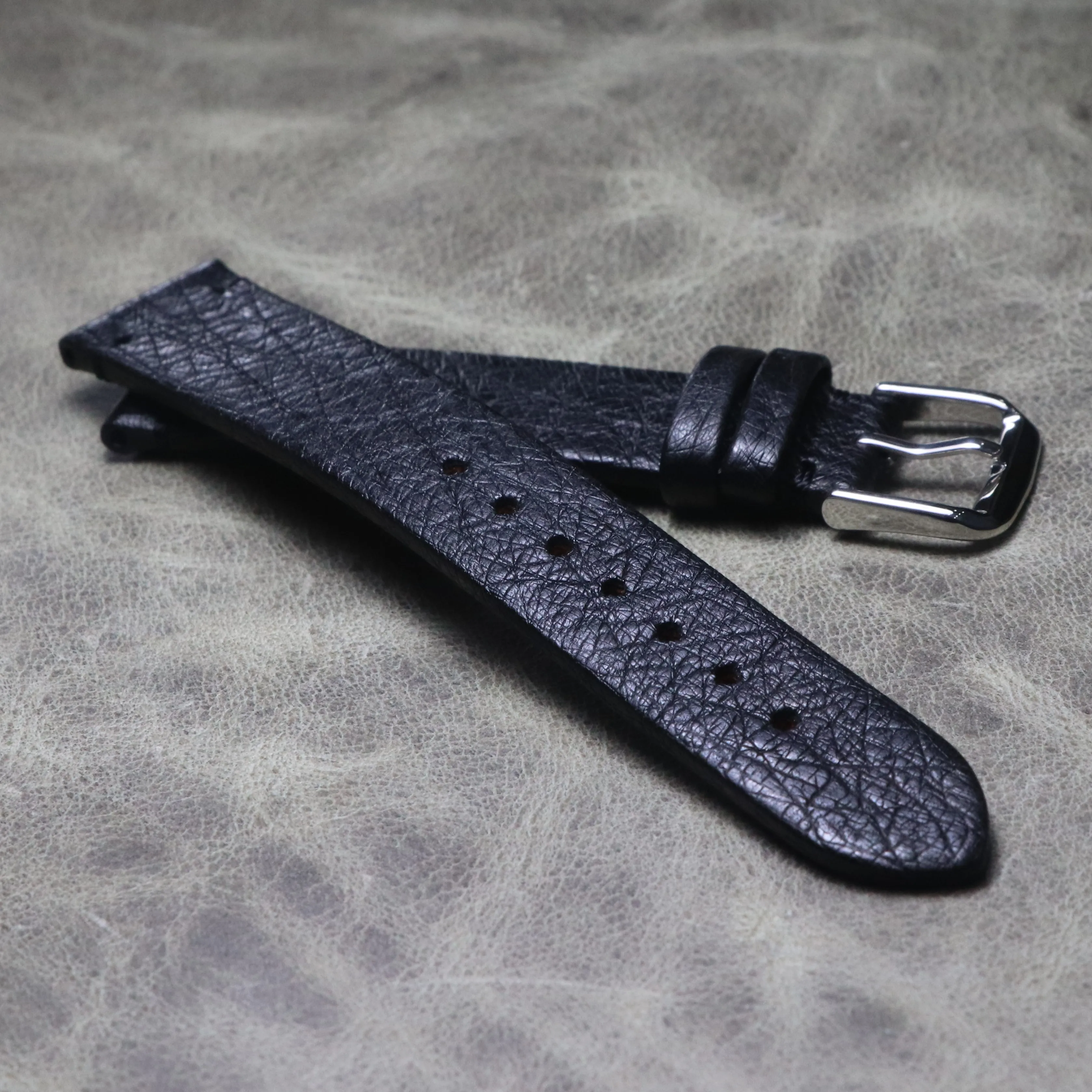 

Ремешок из натуральной кожи для наручных часов, черный браслет из воловьей кожи с пряжкой, 14 16 18 мм 19 мм 20 мм 21 мм 22 мм