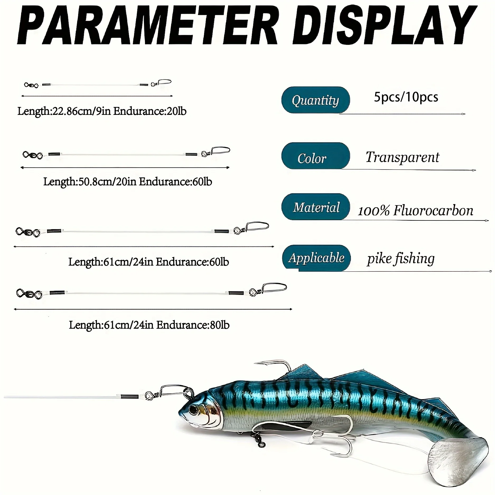 Леска из углеродного волокна 20-80 грамм