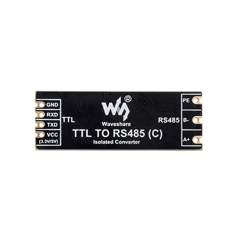 3X Модуль преобразования уровня TTL в RS485 Waveshare 3.3V-5V, полудуплексная связь, встроенные TVS-диоды (art.: 3920dbbece01d) - 3920dbbece01d
