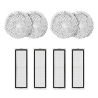 8pcs washable hepa filter mop rag cloth replacement for xiaomi dreame bot w10 self cleaning robot vacuum spare parts