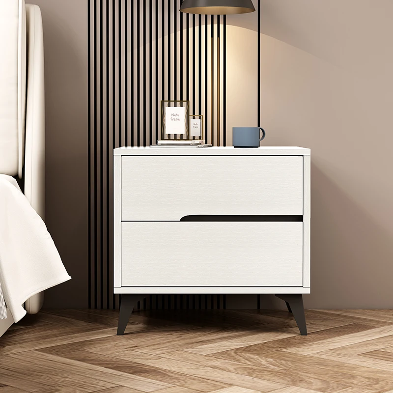 

Cheap White Night Table Modern Bedroom Storage Wooden Nightstands Unique Minimalist Armarios De Dormitorio Home Furniture