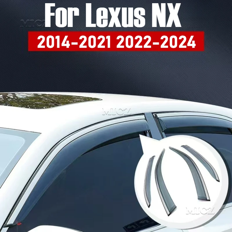 Для Lexus NX 2014-2021 2022-2024 автомобильные аксессуары оконный козырек вентиляционный от