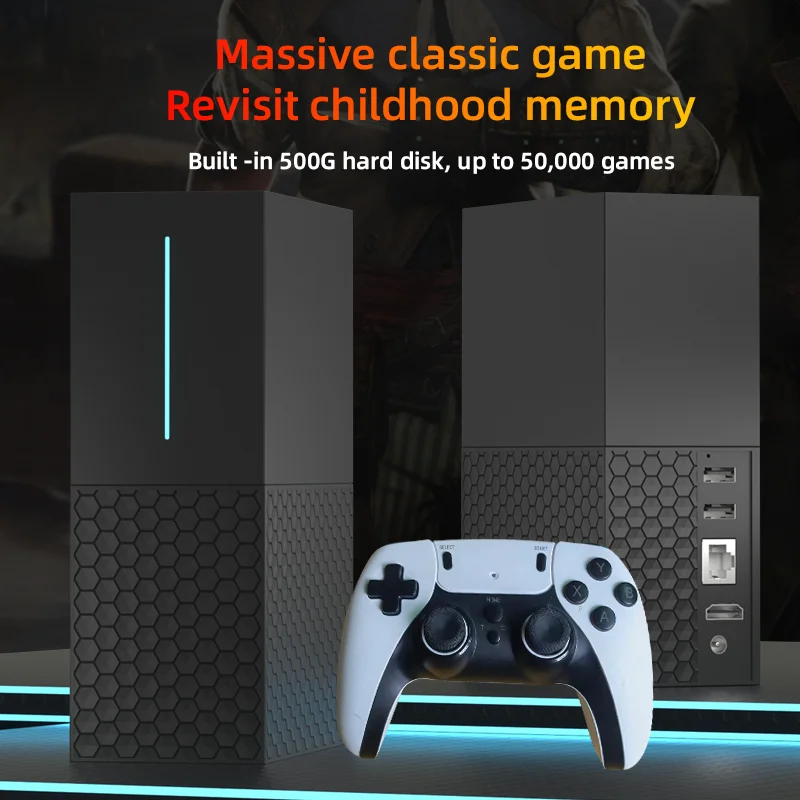 Набор микросхем S922x 500 г жесткий диск ТВ-игровая коробка X12support 50 игровой эмулятор