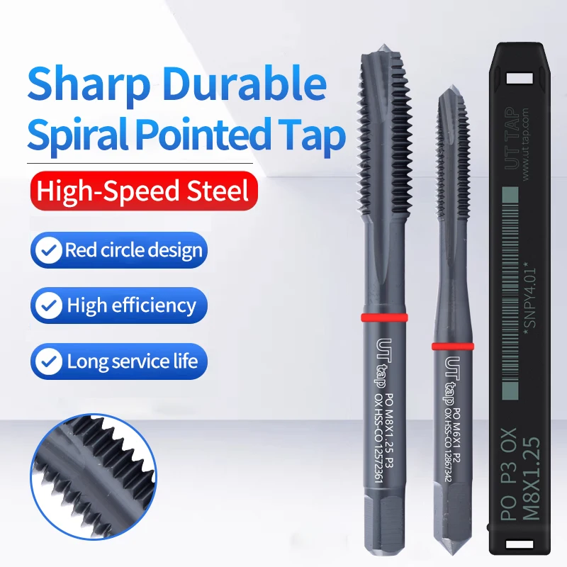 

Метчики для резьбы UT TAP HSS-CO M2-M12