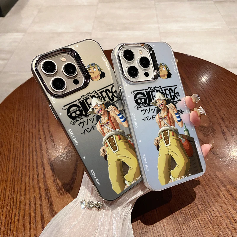 Новый аниме-чехол O-One-P для iPhone 15 14 13 12 11 Pro Max XS XR X 7 8 Plus SE защитный чехол-бампер с