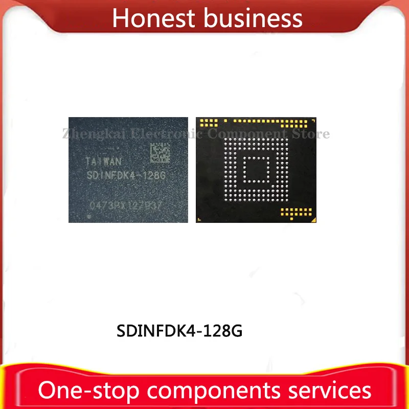 

SDINFDK4-128G BGA153 UFS 100% Working 100% Quality SDINEDK4-128G Chip Mobile Phone Hard Disk Memory 128GB