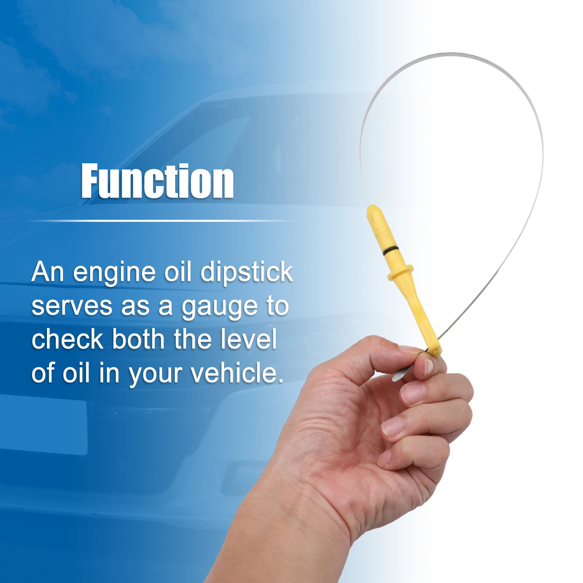 UXCELL индикатор уровня масла двигателя для Kia Rio 2006-2011 Rio5 2006 2007 2008 2009 2010 2011 No.26611-26000