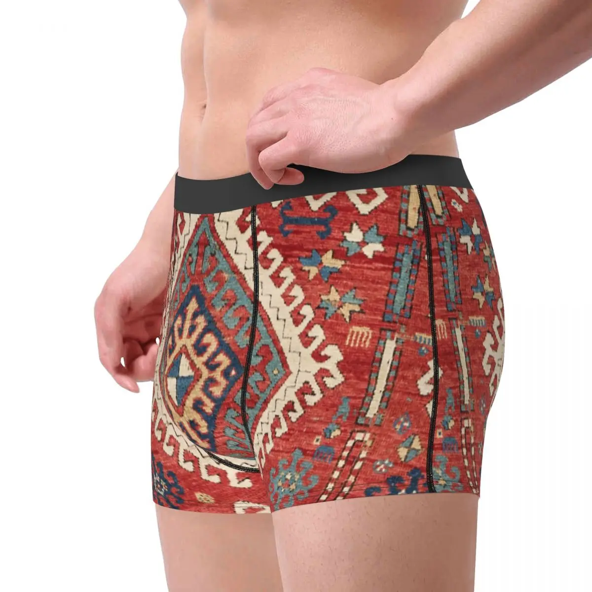 Мужские боксеры короткие трусики-шорты Аутентичные ацтекские акценты нижнее