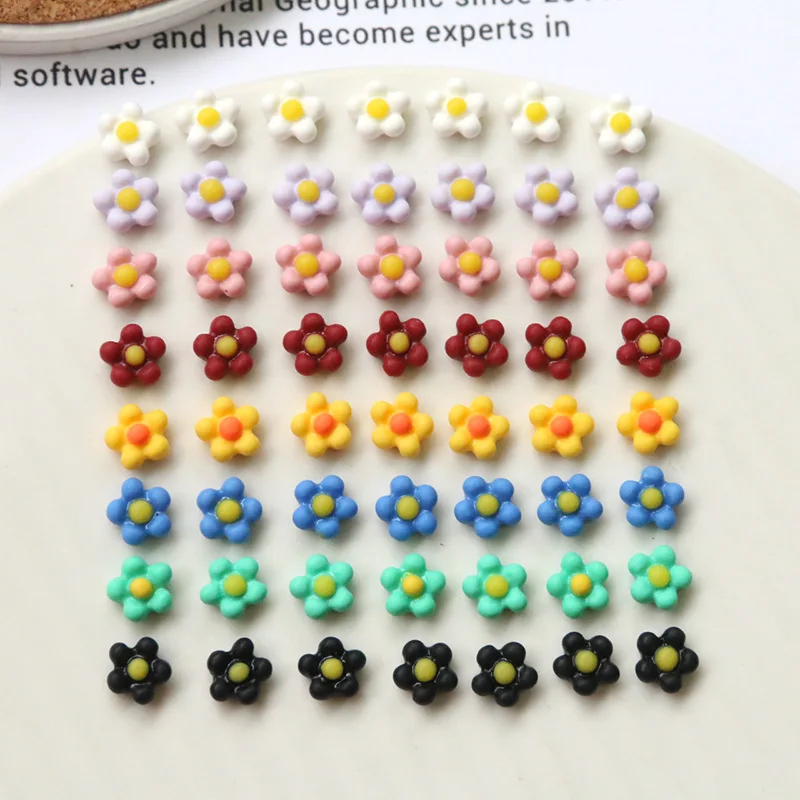 

10 шт., декоративные акриловые серьги в японском стиле