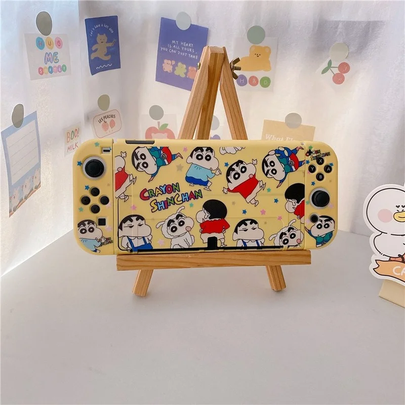 Crayon Shin-chan Japan для Nintendo Switch OLED защитный чехол NS игровая консоль ТПУ полноразмерный