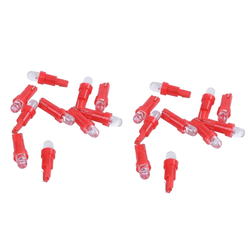 

20X12 В постоянного тока, светодиодсветодиодный красная лампа, приборная панель T5, лампа для автомобиля