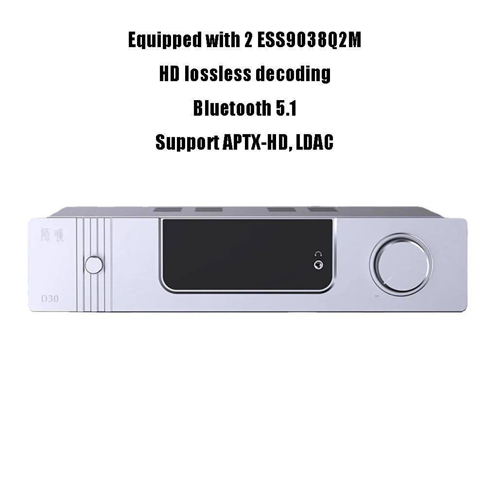 

Lossless Fully Balanced Decoder Dual 9038Q2M Supports DSD512 Hardware Decoding HIFI Digital Turntable Bluetooth 5.1 APTX-HD LDAC