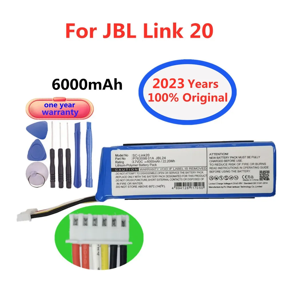 

Литий-ионный аккумулятор для динамика JBL Link 20 Link20, 3,7 в, 6000 мАч