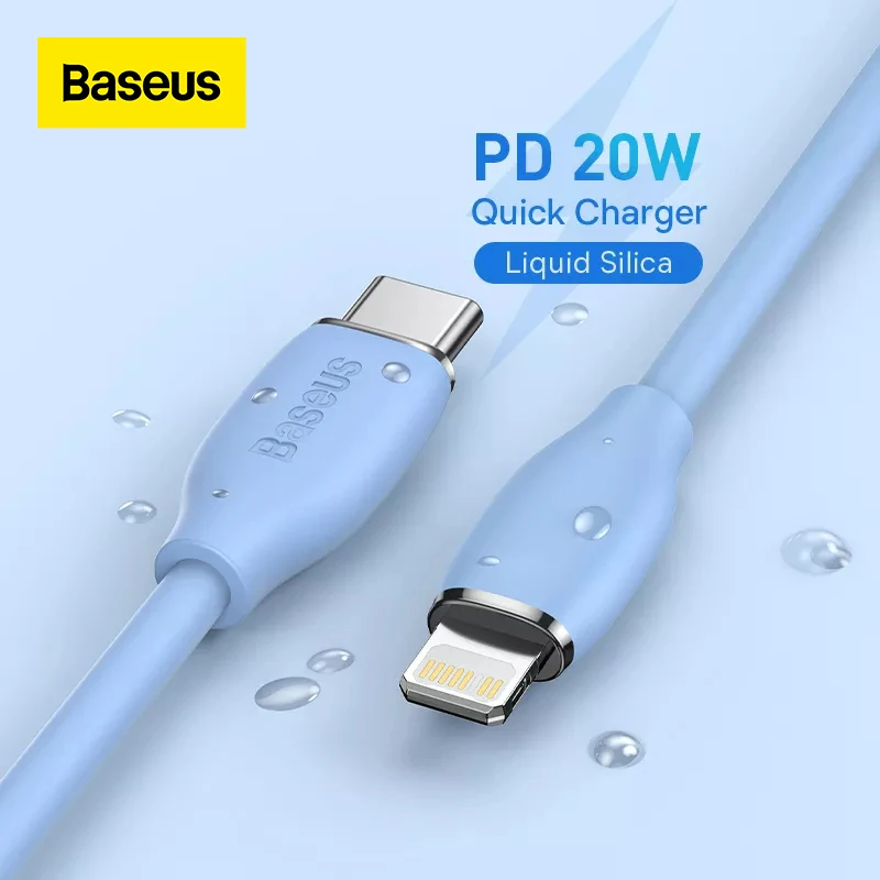 

Baseus USB C Cable for iPhone 13 12 11 8 Pro Max PD 20W Fast Charge Cable for Pad Pro USB C Cable Data Cable USB Type C Cable