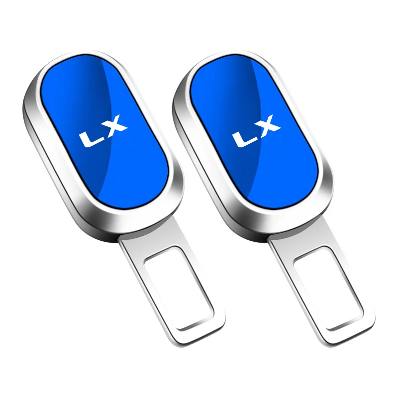 For Lexus LX Logo Car Seat Belt Clip Extender Safety Seatbelt Lock Buckle Plug Thick Insert Socket Extender Safety Buckle images - 6