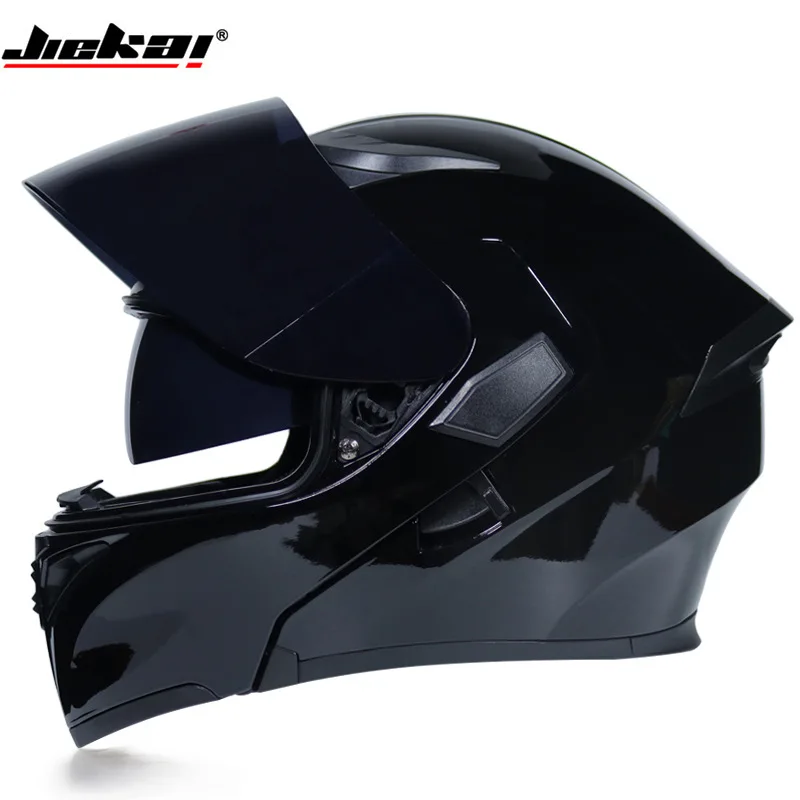 Dot Ece Approved Motorcycle Racing Helmet Double Visor Flip Up Helmet Full Face Cascos Para Moto Capacete Moto Face Protectors