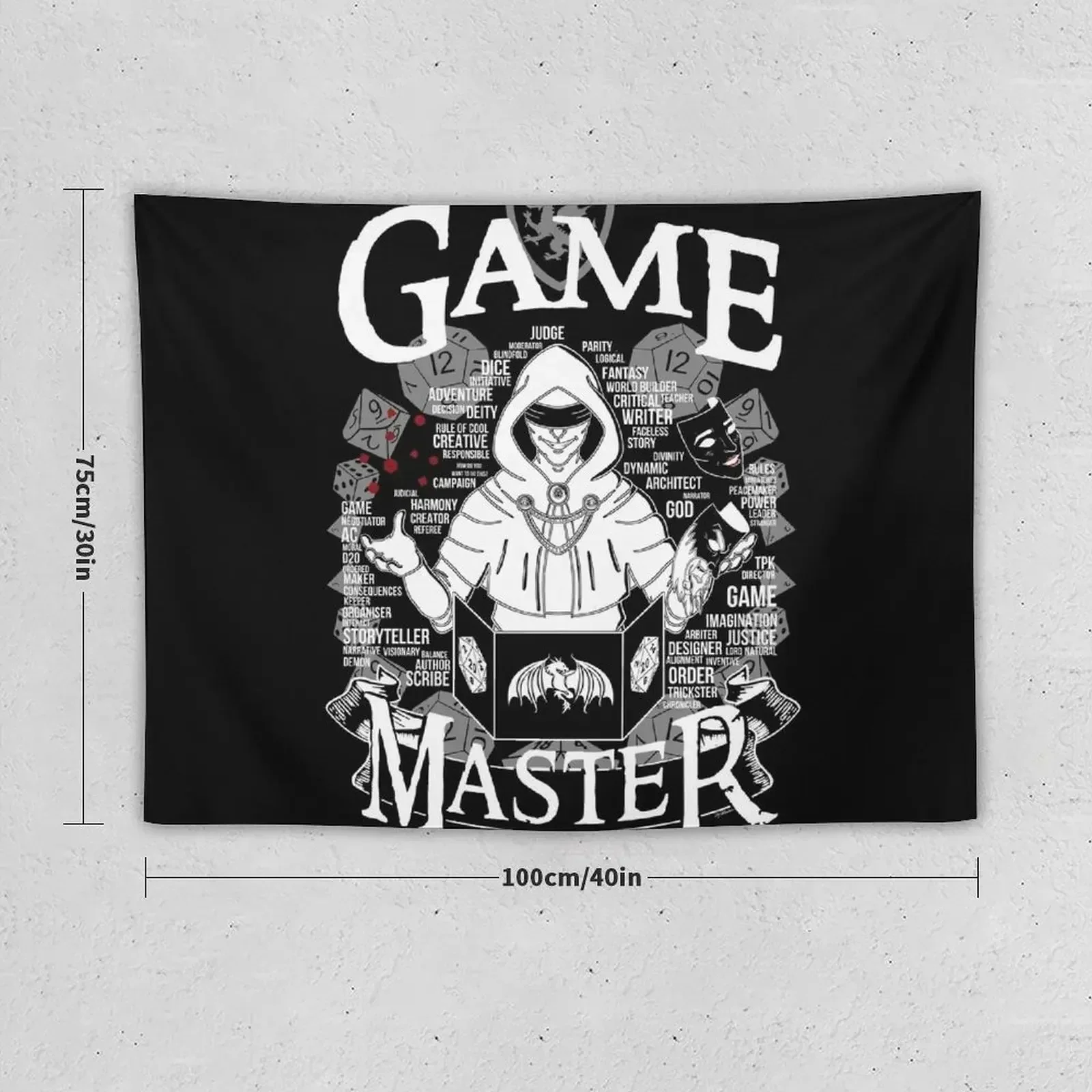 Game Master - Белый гобелен украшение для дома и комфорта