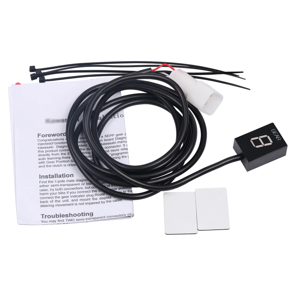 Мотоцикл Ecu Plug 1-6 скоростей индикатор отображения передач для Kawasaki ZX6R ZX6RR ZX10R ZX 6R 6RR 10R ER6N ER6F ER4N ER4F ER 6N 6F 4N on.