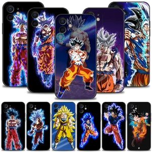Dragon Ball Z DBZ Goku Saiyan Phone Case for iPhone 13 11 12 pro max XR X 8 7 6 6s plus XS 13mini 12mini 5 5s SE Cover TPU Coque
