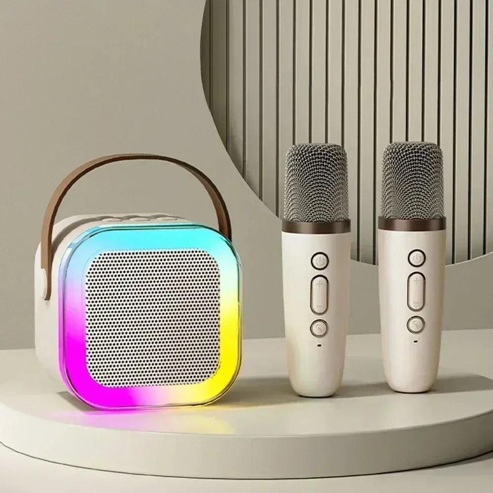 Bluetooth-Колонка K12 многофункциональная с 2 микрофонами RGB-подсветкой