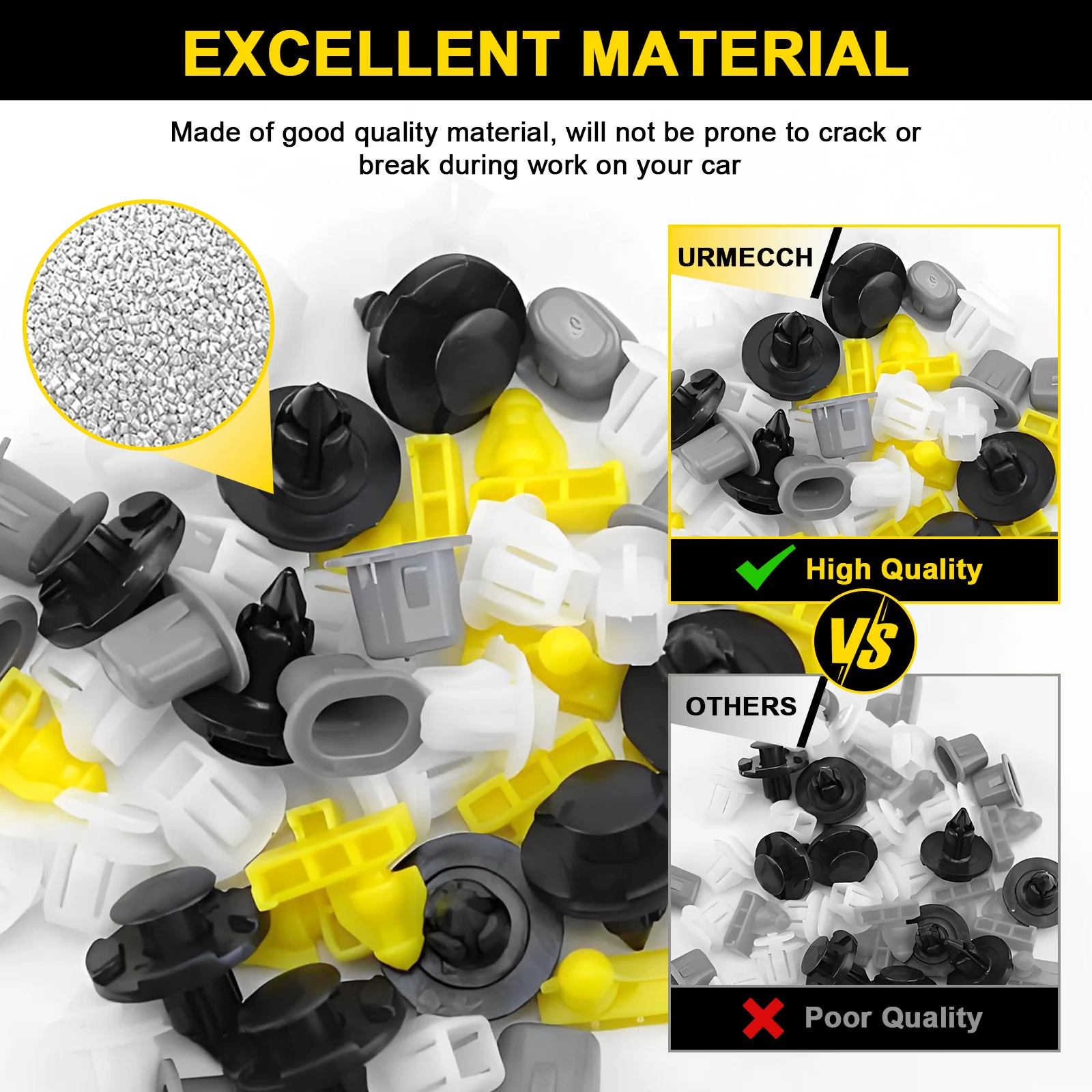 46 шт. фиксаторы для накладки колесной арки Nissan Armade Juke Murano Rogue Infiniti QX56 QX80 01553-09321