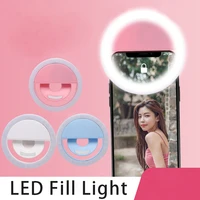 led selfie ring light mobile phone lens led selfie lamp usb rechargeable selfie clip light makeup lightings for all phones