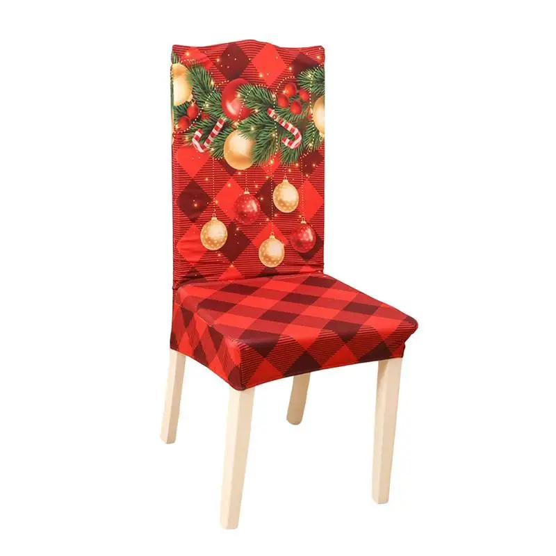 

Christmas Hat Chair Cover Christmas Dining Chair Covers Removable Washable Chair Back Cover For Christmas Dining Room Decoration