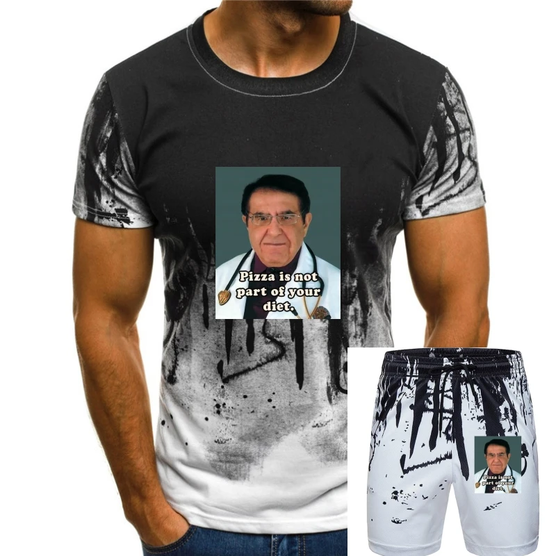 

100% Cotton tshirt men dr nowzaradan pizza is not part of your diet classic t T Short fashion T shirt men