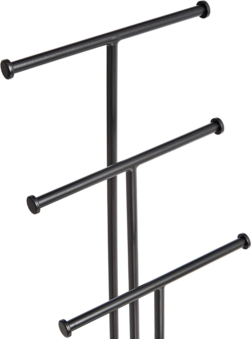 New Multi-function Necklace Rack Earnail Jewelry Display Stand Household Ins Iron Art Table Jewelry Shelf