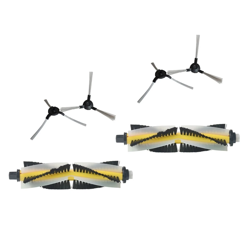 

2 шт., щетка с роликовой щетиной, подходит для Blaupunkt Bluebot XEASY, детали для замены основной щетки