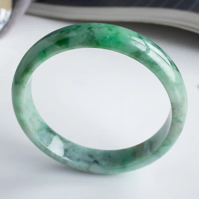 

Zheru ювелирные изделия натуральный бирманский светильник двухцветный браслет из жадеита 54 мм-64 мм элегантные ювелирные изделия принцессы по...