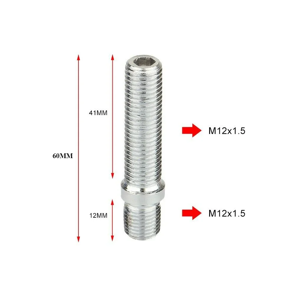 

M12x1,25, M12x1,5, M14x1,25, M14x1,5, удлиненные колесные шпильки, конверсионные болты с высокими проушинами, комплект адаптеров для винтов, 1 шт