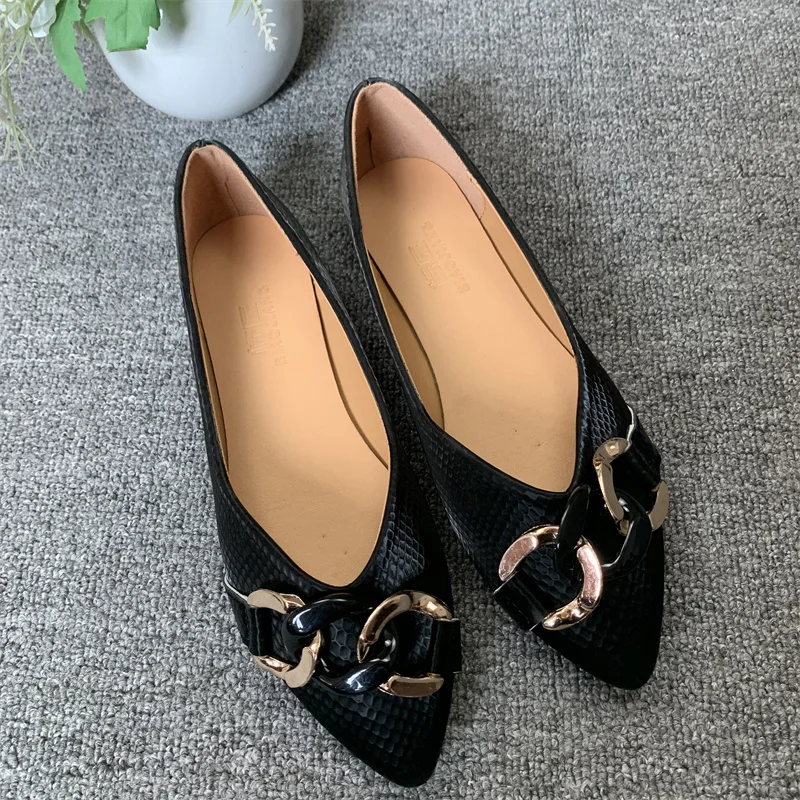 Женские туфли на плоской подошве без застежки размеры 31-44