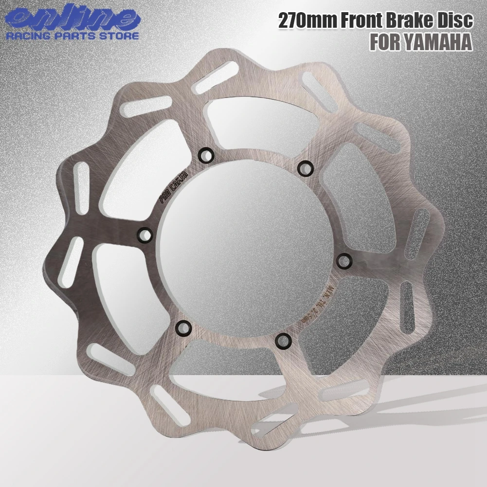 

Диск Ротора переднего тормозного диска 270 мм для мотоцикла Yamaha YZ WR 125 250 250F 250X 250FX 400F 426F 450F YZF WRF YZ125 2013 2021