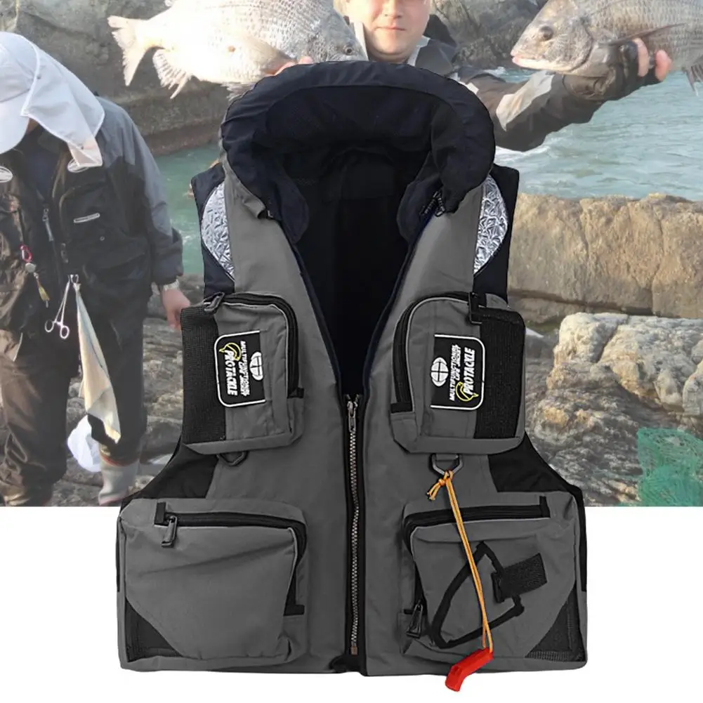 

Swimming Vest Comfortable Boating Vest Abrasion-resistant Tear-resistant Water Sports Safety Life Jacket Water Assist