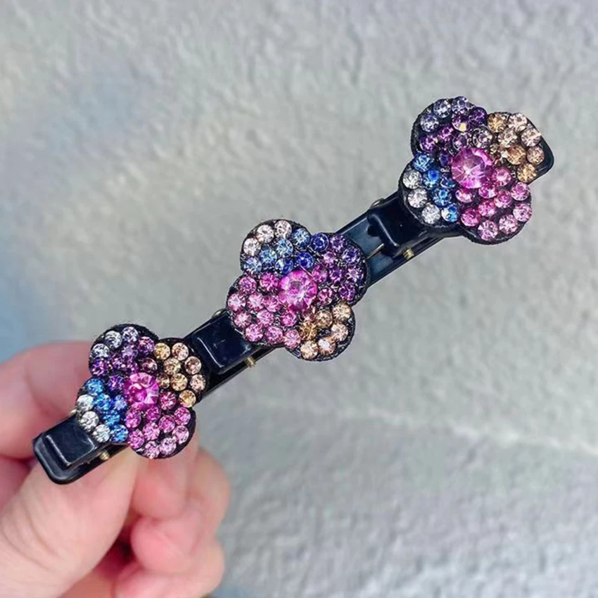 

Аксессуары для волос Diamond искусственный цветок прикрепляют волосы к скале свечения 3