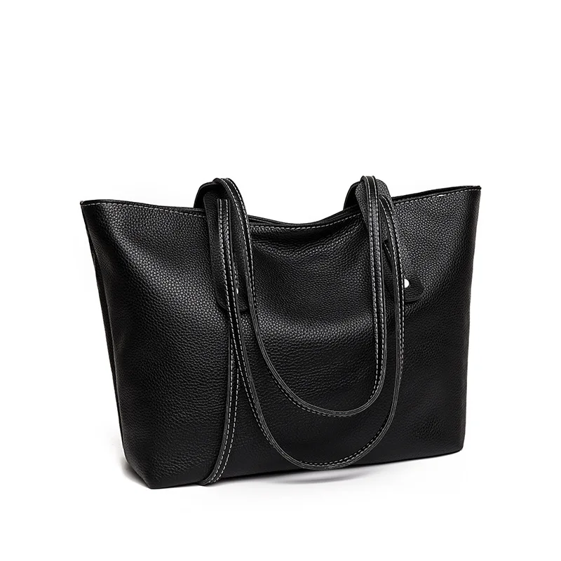 

Модная большая сумка-тоут из натуральной кожи для женщин, мягкая женская сумка из воловьей кожи с верхним слоем
