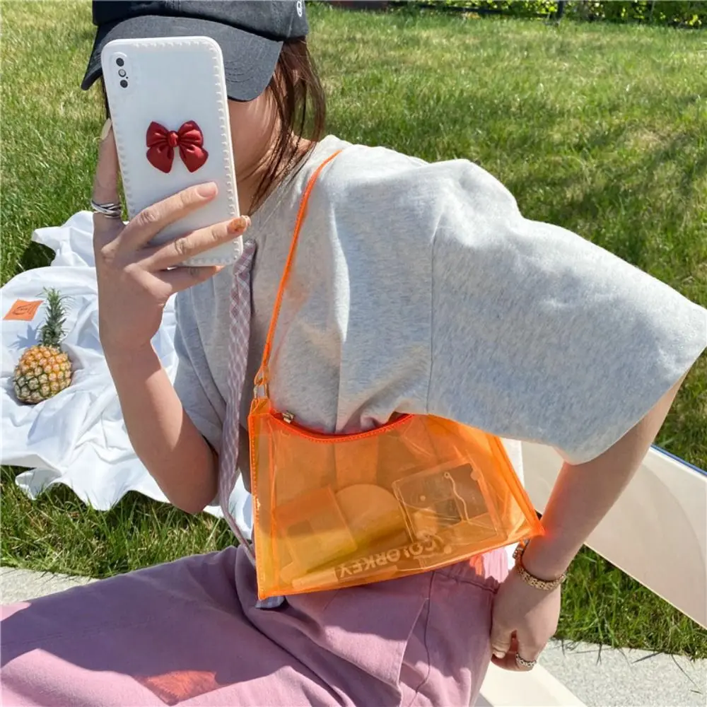 

Женская флуоресцентные разноцветные конфеты Водонепроницаемая железная сумка через плечо