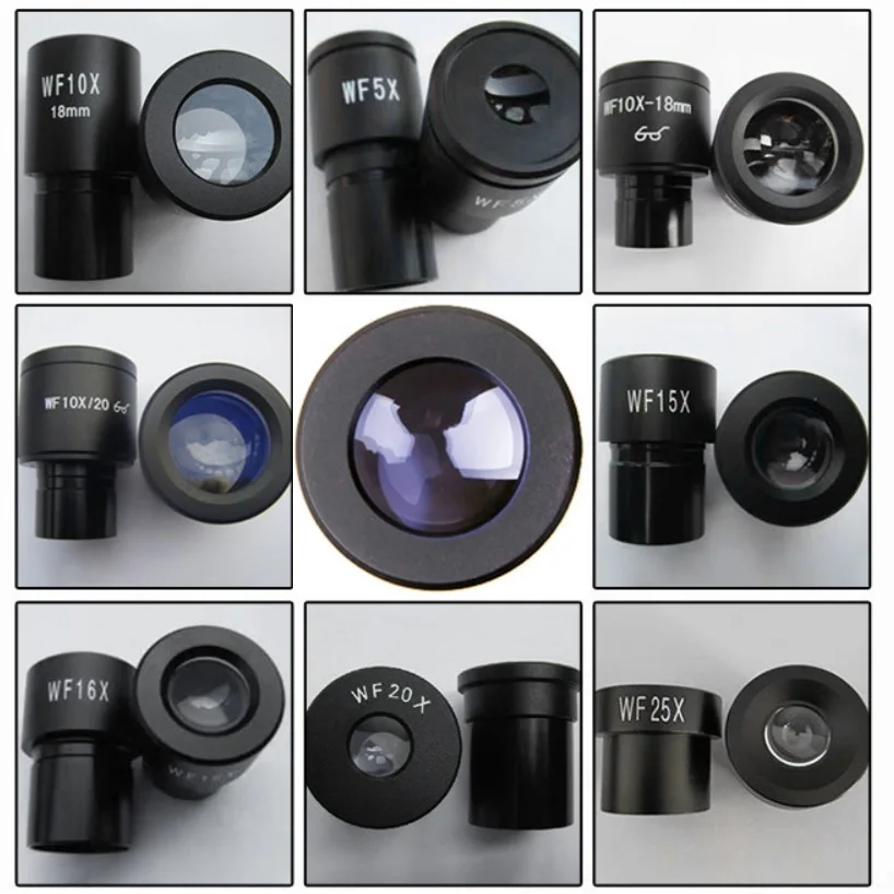 2 шт. 5X 10X 15X 16X 20X 25X универсальная бинокулярная полевая лабораторная линза для глаз