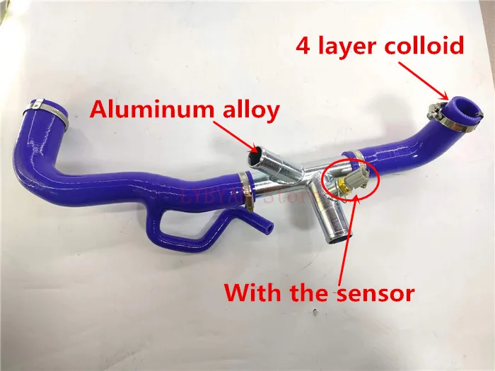 

JLM21499 автомобильный шланг на охлаждающий резервуар для воды для jaguar серии XF XJL Двигатель ПЯТЬ труб радиатор верхняя труба Соединительная труба резервуар для воды