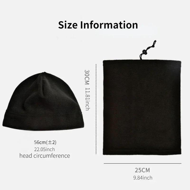 Зимняя Балаклава из кораллового флиса мужская маска для лица теплые шапочки шеи