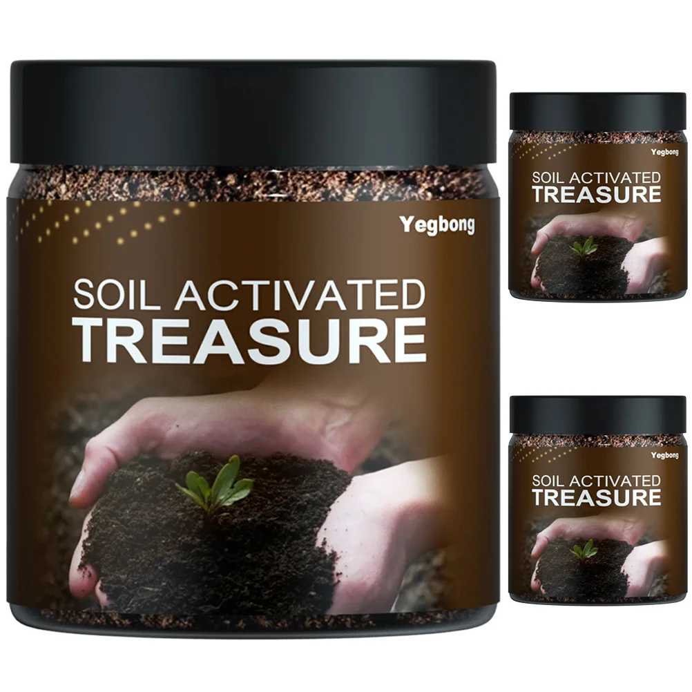 

3 Boxes of Soil Activated Treasure Premium Soil Activators Garden Supply