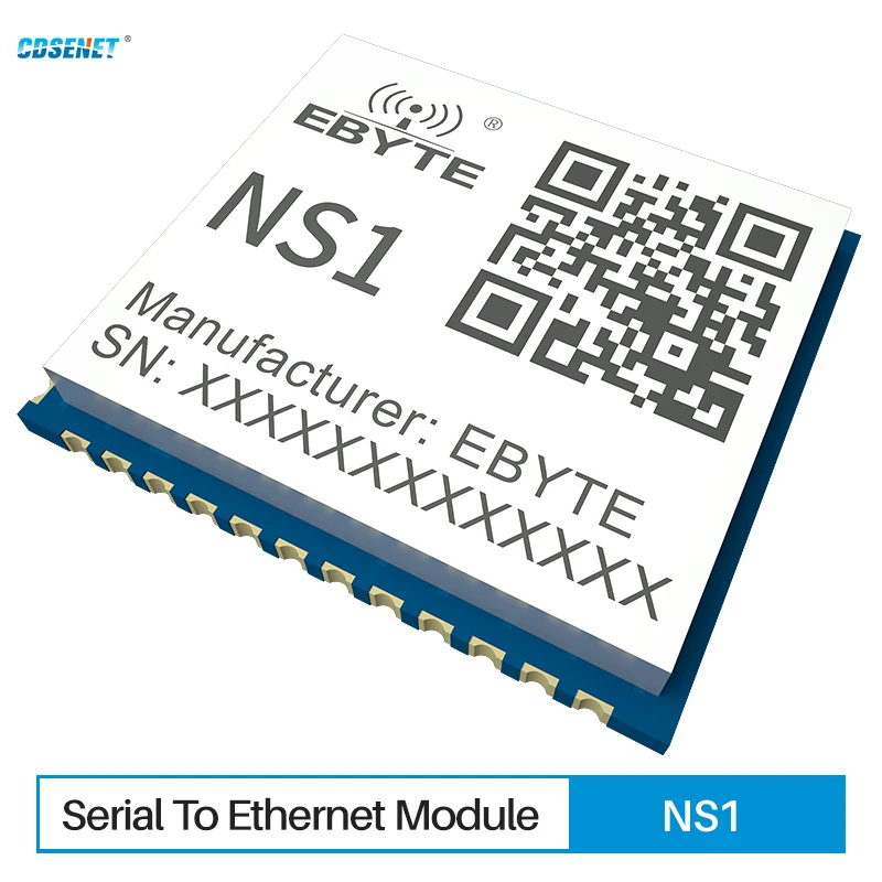 

Serial To Ethernet Module TTL Level to RJ45 Modbus TCP TO RTU CDSENET NS1 DC 3～5.5V Low Power HTTP MQTT