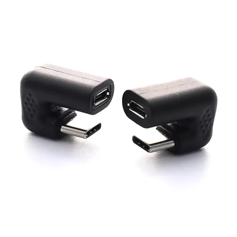 

360° Angled USB 3.1 Type C Male-To-Female To Micro USB Female OTG USB-C Converter Adapter For Huawei/Samsung/Xiaomi 1pc