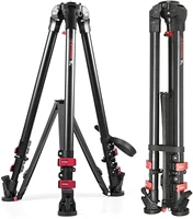 ifootage camera tripod t5 t7 professional heavy duty aluminum video tripod ajustable stand max loading 88lbs for dslr camcorder