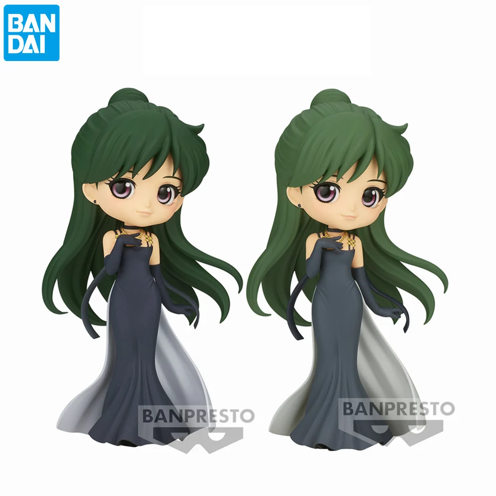 

BANPRESTO Bandai Sailor Moon Q posket Meiou Setsuna Anime PVC Action Figures 140mm Figurine Toys For Gift