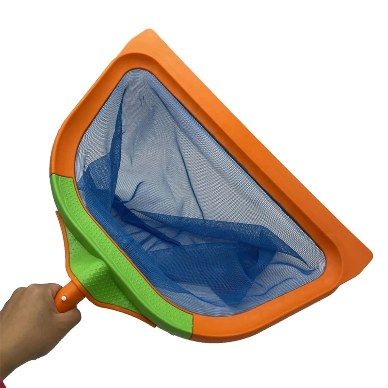 

Swimming Pool Skimmer Net with Handle Handheld Deep Water Cleaning Leaves Frame Fish Pool Multifunctional Mesh 87HA