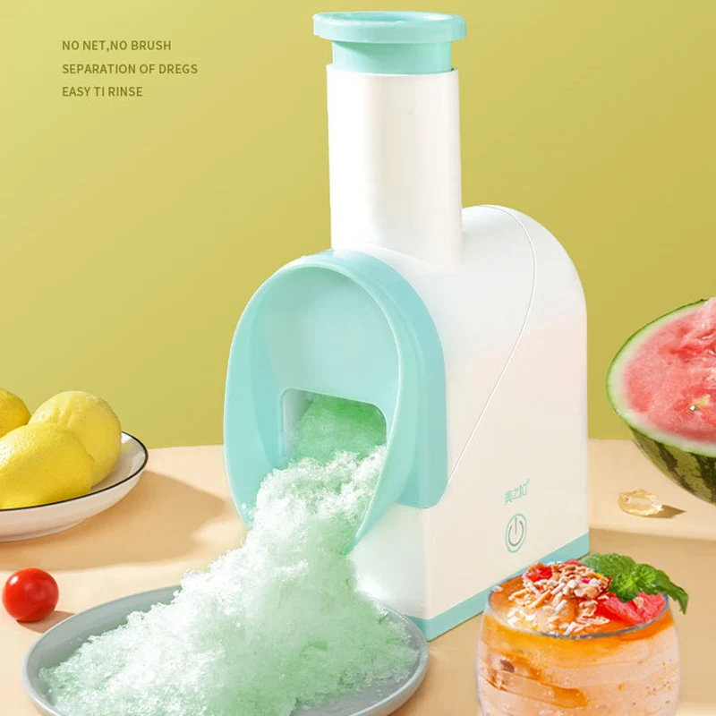 

Mini Wireless Ice Crusher and Shaved Ice Machine Rechargeable Smoothie Slushie Maker Homemade Slush Snow Ice Ice Breaker Machine