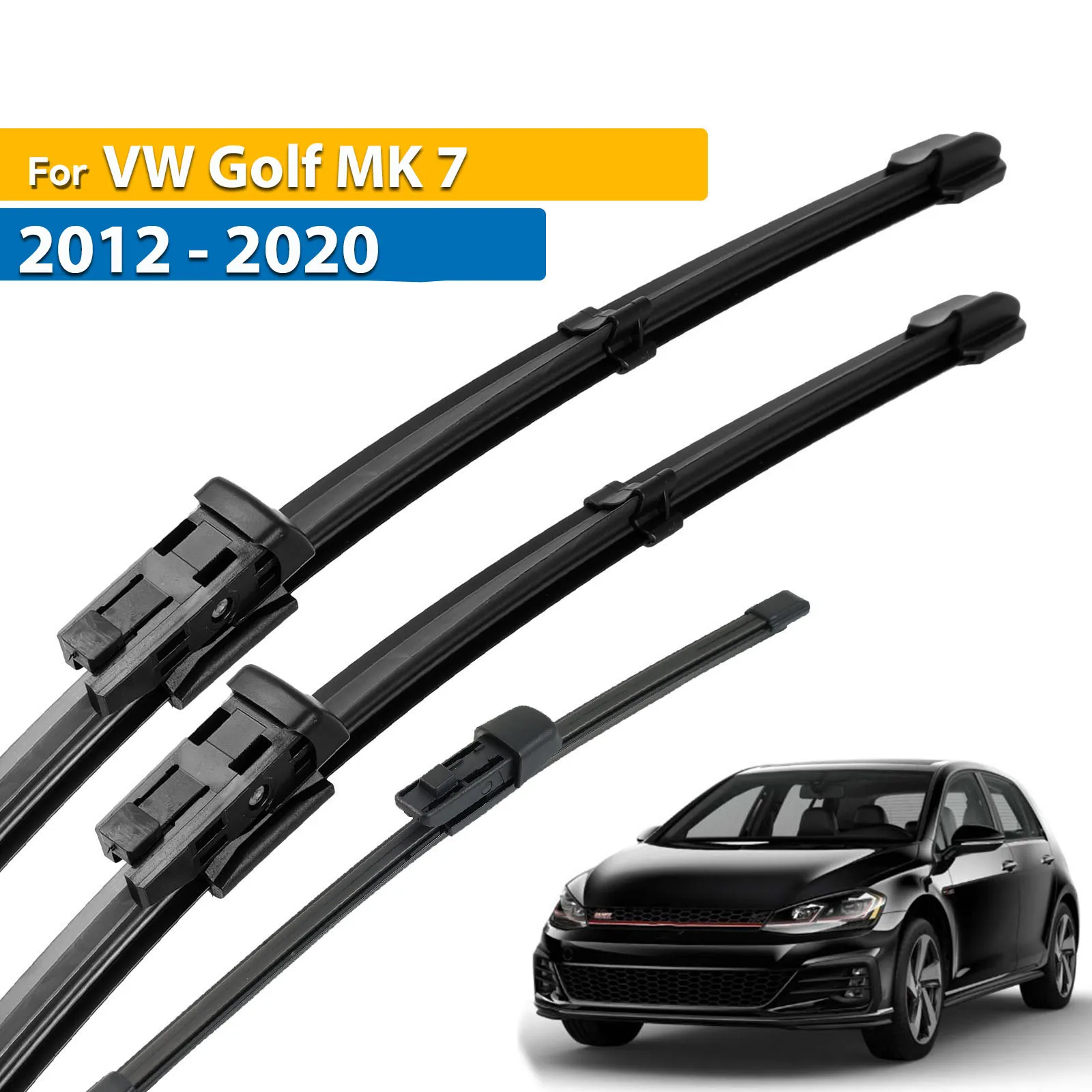 Щетки стеклоочистителя Erick's Wiper передние и задние для VW Golf MK 7 Фольксваген Гольф 7 2012 - 2020